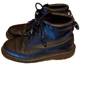 Vintage Dr. Martens Made in England Men's UK size 8, US size 9, Black Leather